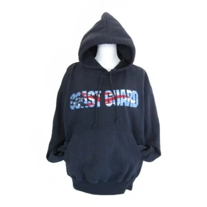 Coast Guard MV Sport Navy Blue Hooded Sweatshirt Size Large - Picture 1 of 6