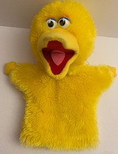 Vintage 1980’s Applause Sesame Street BIG BIRD Yellow Hand Puppet Toy RARE