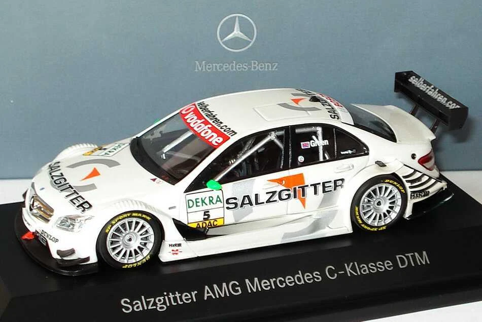 Mercedes-Benz Classe C W204 DTM 2007 Salzgitter No 5 Jamie Green Dealer-Ed. 1:43 - Imagem 1 de 4
