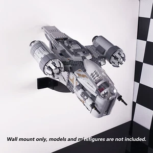 Soporte de pared para LEGO 75292 Mandalorian Razor Crest, solo montaje en pared. - Imagen 1 de 6