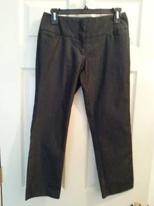 New York & Company  Women's Stretch Capri Pants   Size 2    Charcoal    (GT003K) - Picture 1 of 6