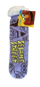 NWT Sesame Street Bert Ernie Soft Sherpa Lined Non-Slip Slipper Socks ONE SIZE - Picture 1 of 6