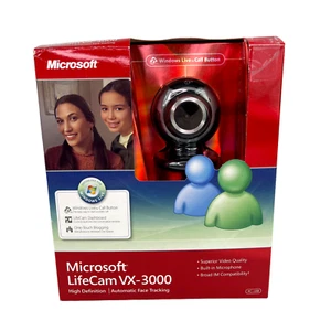 Pre-owned Microsoft Windows Live Messenger LifeCam VX-3000 USB 2.0 Webcam PC  - Picture 1 of 17