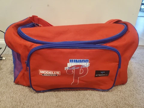 Philadelphia Phillies Junior Phillies Club Promotional Duffel Bag Red Cover