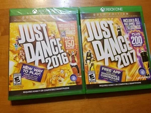 Xbox One LOT OF 2 Just Dance 2016 & 2017 Gold BRAND NEW FACTORY SEALED READ - Picture 1 of 4