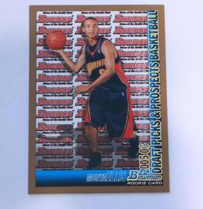2005-06 Bowman Gold #161 Monta Ellis Golden State Warriors