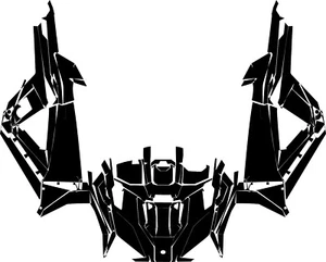 2020+ Polaris RZR Pro XP Decal Graphic Kit Wraps 2 DOOR Vector Template - Bild 1 von 2