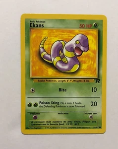 Pokemon Card Team Rocket Ekans 56/82 Near Mint - Picture 1 of 3