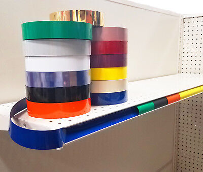 Decorative Gondola Shelving Vinyl Inserts Many Colors Available 130 Ft X 1.25 In • 22.95$