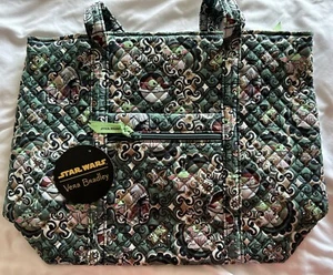 Vera Bradley Mandalorian Grogu Medallion Large Vera Tote Bag Purse Exact Print - Picture 1 of 7