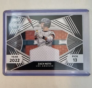 2022 Panini Elite Extra Edition Zach Neto #FRM-ZN First Round Materials - Picture 1 of 2