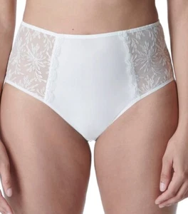 SIMONE PERELE 1A2770 ~ IVORY ~ SINGULIERE RETRO BRIEF PANTIES ~ SIZE 5 / XL - Picture 1 of 4
