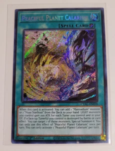 Yu-Gi-Oh - Peaceful Planet Calarium - CYAC-EN058 - Secret Rare - 1st Ed - LP - Bild 1 von 1