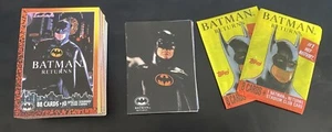 Batman Returns Movie 1992 Topps #1-88 Base Card Set W/ 10 Stadium Club Sub Set - Picture 1 of 9