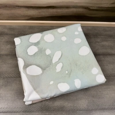 "Cortina de ducha West Elm estampada coral algodón orgánico 72""x74"" multicolor nueva sin etiquetas" Foto 1 de 4