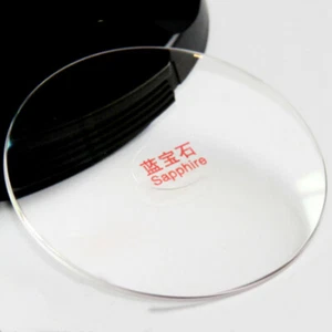 1.0mm Double Dome Sapphire Watch Glass With Waterproof Gasket 20-40mm Diameter - Picture 1 of 6