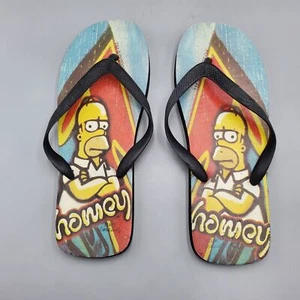 Homer Simpson Flip Flops Sandalen Homey Herren Größe 12 - Bild 1 von 6