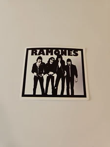 Ramones Laptop Sticker / Decal Of The Legendary Animated American Punk Rock Band - Picture 1 of 3