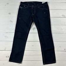 Diesel Darron Jeans Mens 36x30 Regular Slim Fit Tapered Button Fly Denim