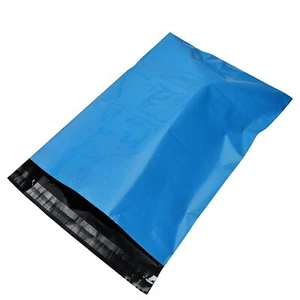 100 Buste Poli Mailers 10x13 Plastica Spedizione BLU Boutique Buste 2,5 Mil - Foto 1 di 7