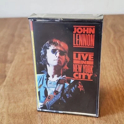 Cassette John Lennon Live in New York City 1986 Brand New Factory Sealed MINT - Image 1 of 4