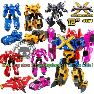 Miniforce X Tron Power Ranger Armorbot Car Bot Robot Combiner Figure Toy Boy Kid - Picture 1 of 67