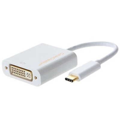 CableCreation Gold USB 3.1 Type C (USB-C) to DVI Adapter (DP Alt Mode) NOS - Image 1 of 4