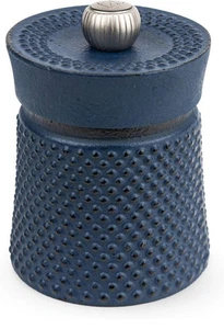 Peugeot BALI FONTE Cast Iron Pepper Mill, 8cm/3 In, Blue - Picture 1 of 1