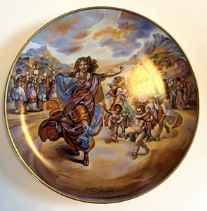 "Miriam's Song of Thanksgiving"-Collect Plate-Yiannis Koutsis (Promised Land #5) - Picture 1 of 9