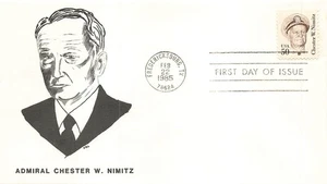 1869 50c CHESTER W. NIMITZ - VKL - Ricale cachet - Imagen 1 de 1