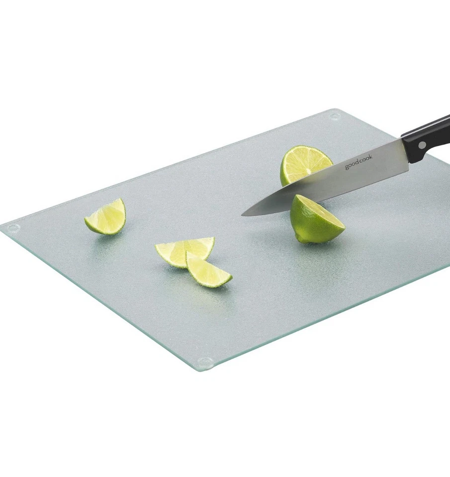 Good Cook Tempered Glass Cutting Board, 12" x 15", Clear - Image 1 of 2