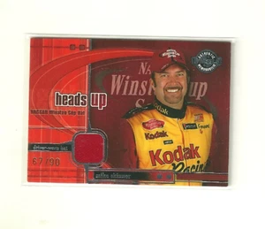 2003 WHEELS HEADS UP DRIVERS WORN WINSTON CUP HAT CARD OF MIKE SKINNER 67/90 - Picture 1 of 2