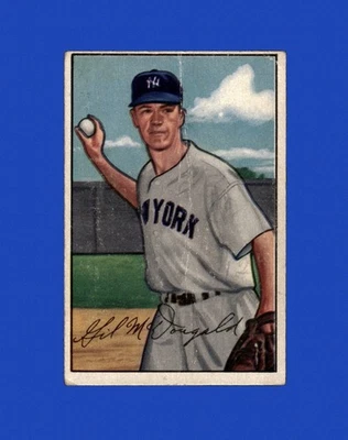 1952 Bowman Set-Break # 33 Gil Mcdougald GRAU BAIXO (crease) *GMCARDS* - Imagem 1 de 2