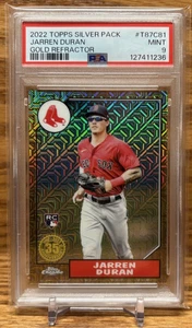 JARREN DURAN Gold /50 Refractor PSA 9 MINT Rookie | 2022 Topps Silver Pack RC - Picture 1 of 2