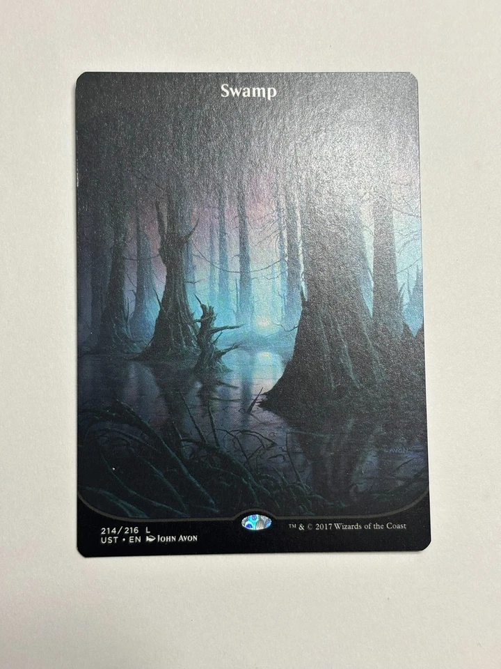 Swamp Unstable (Borderless) Land Magic the Gathering Card - Image 1 of 1