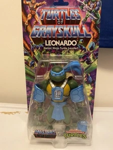 Turtles Of Grayskull Wave 1: Leonardo Brand New Mint On Card! Quick Shipping! - Imagen 1 de 3