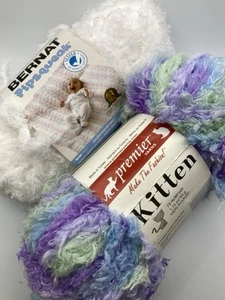 Hilo de gatito Primier bonito jardín y pipsqueak parcial blanco voluminoso y esponjoso - Imagen 1 de 4