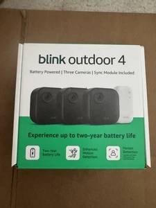 Blink Outdoor 4 Wireless Security Camera - Sync Module Core Included (3 Cameras) - Picture 1 of 3