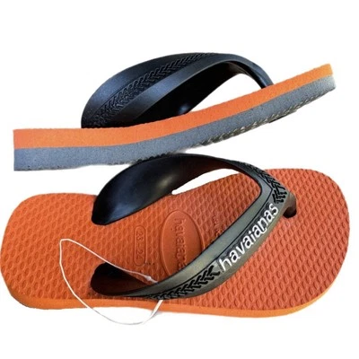 Chanclas Havaianas niños/niños pequeños 4 Max Trend color naranja resistente al agua  Foto 1 de 4