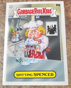 2021 Topps Garbage Pail Kids Food Fight #61a Spitting Spencer - Picture 1 of 6