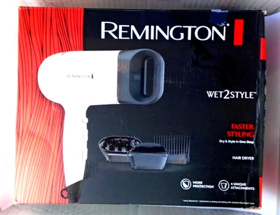 Remington Pro Wet2Style Hair Dryer w/Ceramic + Ionic Technology - Image 1 of 3