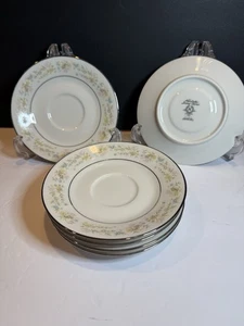 Noritake Ivory China Blossom Time Saucers Discontinued - Picture 1 of 8