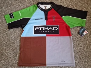 HARLEQUINS 2011 2012 O'Neills Rugby Union Home Shirt  - UK Size: XL Extra Large - Picture 1 of 4