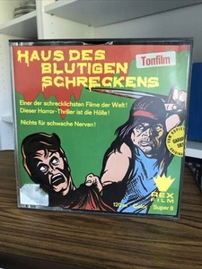 Super 8 Film-Haus des blutigen Schreckens 120m Color Ton Gute Farben - Bild 1 von 8