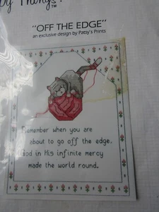 Off the Edge Counted Cross Stitch Kit #144/576 (1989, Happy Things) - Picture 1 of 2