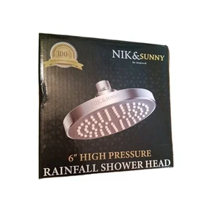 Nik & Sunny stilvoller 6 Zoll Hochdruck Regenduschkopf - NEU IM KARTON (LR-1 - Bild 1 von 4