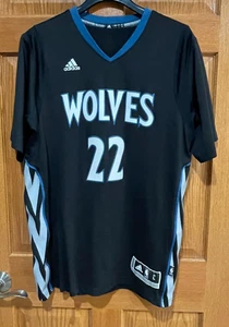 Adidas Andrew Wiggins Minnesota Timberwolves Swingman Ärmel Trikot Herren L EUC - Bild 1 von 5