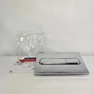 Roca PL1 DUAL Betätigungsplatte Chrom Einbau 890095001 Neu - unbenutzt kostenloser Versand UK - Bild 1 von 16