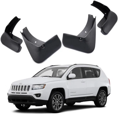 Guardabarros contra salpicaduras guardabarros para Jeep Compass 2011-2016 12 13 14 15 4 piezas Foto 1 de 4