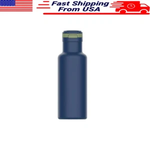 Stainless Steel Insulated Water Bottle 14oz W/ Chug Lid Durable Travel Flask New - Picture 1 of 7